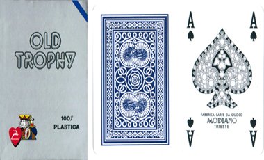 old trophy marked deck